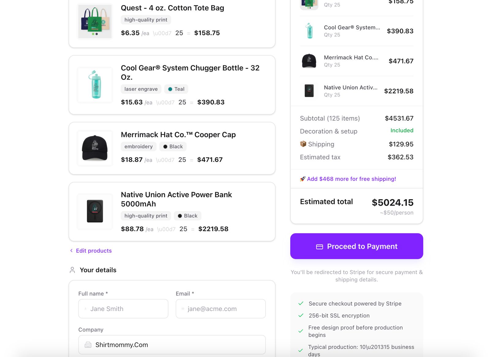 Step 4: Customize, share & order